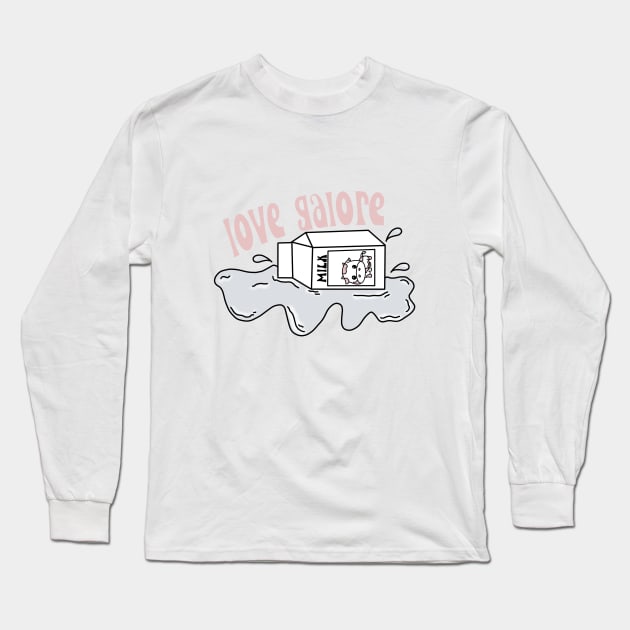 love galore spilled milk Long Sleeve T-Shirt by morgananjos